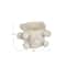 Hello Honey® 4.25" Speckled Cream Round Stoneware Planter with Orbs